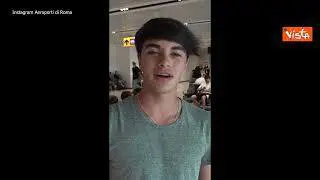 Ferragosto, ecco gli auguri dei turisti in partenza e in arrivo all’aeroporto di Fiumicino