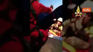 Escursionisti in difficoltà in provincia di Pordenone recuperati da elicottero dei Vigili del Fuoco