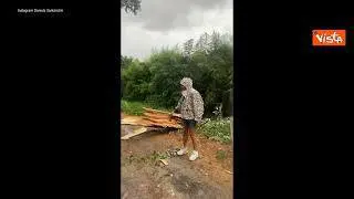 Daniela Santanchè mostra i danni del maltempo in Versilia. Il video postato sui social