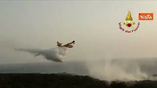 Incendio Pantelleria, le immagini delle aree andate in fiamme