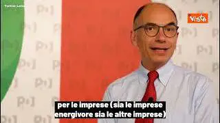 Letta: Le 5 proposte Pd contro carovita, tetto prezzo luce-gas, bolletta sociale, risparmio energia