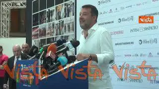 Salvini al Meeting di Rimini: "Sono l'ultimo dei buoni cristiani"