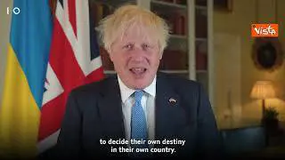 Festa Indipendenza Ucraina, Johnson: "Gran Bretagna vi starà accanto per tutto il tempo necessario"