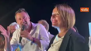 Salvini: "Letta è un genio, è riuscito a farsi fischiare al meeting Rimini. Mai successo a nessuno"