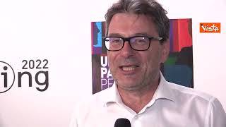 Giorgetti: Italia ce la può fare perchè alla base ci sono imprenditori che sono eroi civili