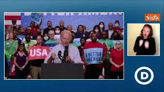 Biden: "Dietro a Trump una filosofia semi-fascista"