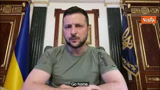 Zelensky ai soldati russi: "Vi spingeremo oltre i confini, andate a casa"