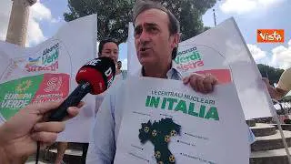Sit-in di Europa Verde, Bonelli: "Ecco dove Salvini e Calenda vogliono centrali nucleari"