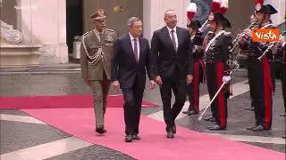 Draghi riceve Ilham Aliyev, Presidente della Repubblica dell'Azerbaigian