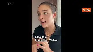 La tiktoker Emma Gaelotti: Politici, sparite da qui. Pensate che basti qualche video per votarvi?