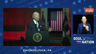 Biden fischiato a Filadelfia da gruppo di Repubblicani: "Non conoscono buone maniere"