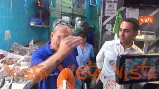 Di Maio incontra titolare pescheria a Napoli: Con queste bollette chiusi dopo Natale