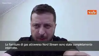 Zelensky: Con interruzione Nord Stream Russia vuole distruggere la vita di ogni europeo