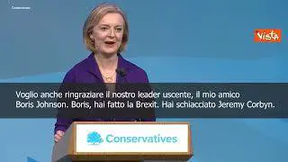 Truss nuova leader dei conservatori Uk: "Grazie a Johnson, ha tenuto testa a Putin"