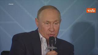 Putin: "Aiutare chi vive nel Donbass è nostro dovere, combattono meglio dei soldati"