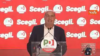 Zingaretti: "Siamo chiamati a combattere per riscrivere storia di questo Paese"