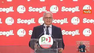 Gualtieri: "C'è un solo voto utile per battere la destra"
