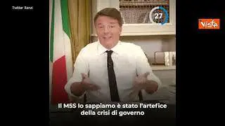 Renzi: "Nostra unica forza politica che ha sempre sostenuto Draghi"