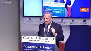 Tajani: "Pressione fiscale tema dei temi, per noi flat tax al 23%"