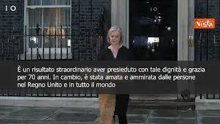 SOTTOTITOLI Truss: "Elisabetta II spirito della Gran Bretagna, amata dal Regno Unito e dal mondo"