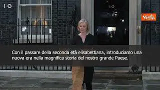 SOTTOTITOLI Liz Truss saluta il nuovo re, Carlo III: "God save the King"