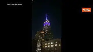 Addio alla regina Elisabetta, l'Empire State Building si illumina in suo onore