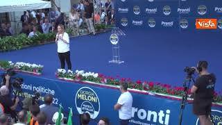 Meloni a Mestre: "Se volete un Governo di persone libere e non ricattabili sono pronta a guidarlo"