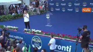 Meloni a Mestre: "Se volete un Governo di persone libere e non ricattabili sono pronta a guidarlo"