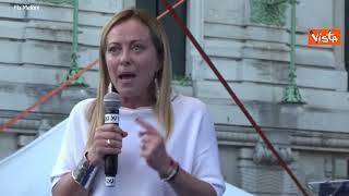 Meloni: Ogni giorno un esponente del mondo dello spettacolo mi insulta, è forma d'arte in voga
