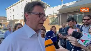 Giorgetti: "Lavoriamo su tante situazioni siderurgia, abbiamo idee ma costo energia influisce"