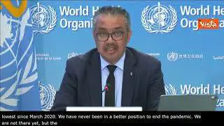Oms: "Il mondo mai così vicino alla fine della pandemia"