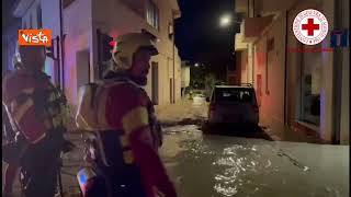 Alluvione Marche, la Croce Rossa impegnata nei soccorsi