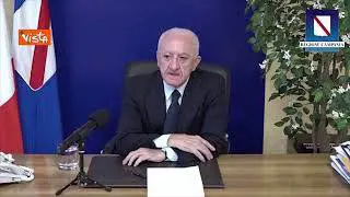De Luca: "Il Napoli al momento propone il calcio più bello"