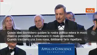 Draghi: "No ad ambiguità con le autocrazie"