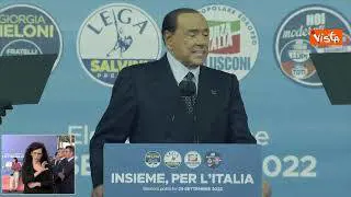 Berlusconi: "Italia non vuole essere governata dalla sinistra"