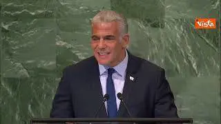 Il premier Lapid all'Onu: "Sostengo pace con due Stati, è la cosa giusta per Israele"