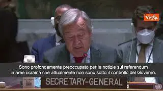 Guterres su referendum russo in Ucraina: "Annessione viola Carta Onu"