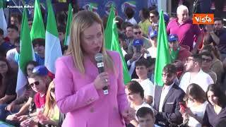 Meloni: “Parole von der Leyen? La colpa è della sinistra che va all'estero a sputare sul Paese"