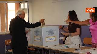 Elezioni 2022, il Presidente Mattarella al seggio a Palermo