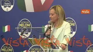 Meloni: “Dedico vittoria a chi non c’è più e meritava di vivere questa nottata”