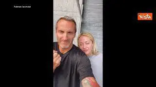 Giorgia Meloni con il personal trainer Fabrizio Iacorossi il giorno dopo la vittoria alle elezioni