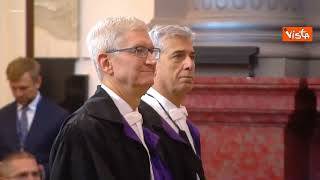 Tim Cook riceve la laurea honoris causa alla Federico II