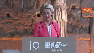 Von der Leyen: "Nostro compito rafforzare democrazia in Ue"
