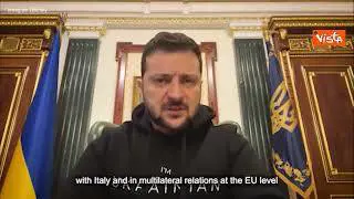 Zelensky: "Grazie a Draghi per la condanna all'escalation russa"