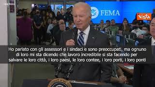 SOTTOTITOLI Uragano Ian, Biden: "Potrebbe essere il più letale della storia della Florida"