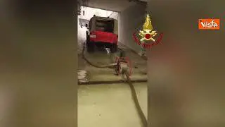 Maltempo in Sicilia, allagato scantinato di un ospedale