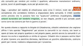Grillo difende il Reddito: "Creiamo Brigate di cittadinanza"