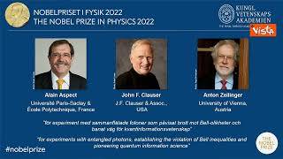 Nobel Fisica 2022, premio ex aequo a tre scienziati. L'annuncio
