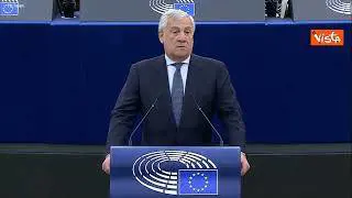 Ultimo intervento di Tajani al Parlamento Ue, l'applauso dell'aula