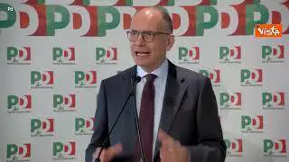 Letta: "Siamo gli unici ad aver costruito alternativa politica alla destra"